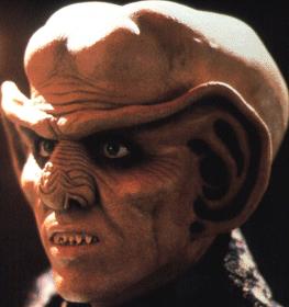 Quark, like most Ferrengi, has a nose for business and the ears for Latinum