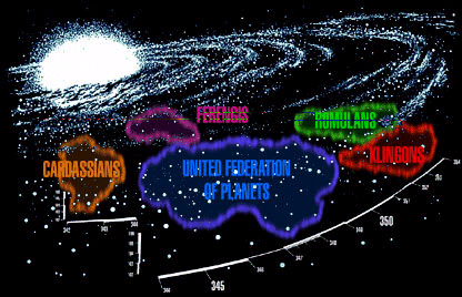 Galactic Territories Map